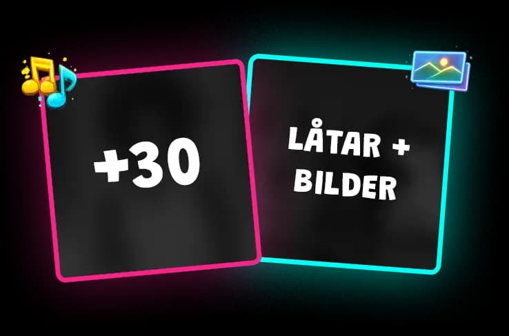 Exempel från musikquizet - Och många fler...